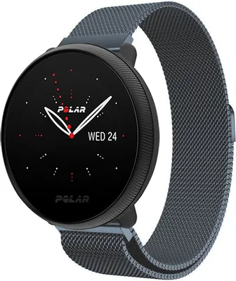 Produktbild von Strap-it Milanese Armband - Kompatibel mit Polar Ignite 2Armband Ersatzarmband Edelstahl Armband mit Magnetverschluss Sportuhr zubehör für smartwatch 20mm Armband Grau