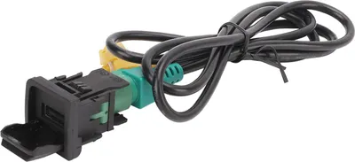 Imagen del producto de Cable adaptador con interruptor USB y entrada auxiliar para coche, color , resistente al desgaste, reemplazo para modelos MK5 MK6 RCD510 RNS315 RCD300+