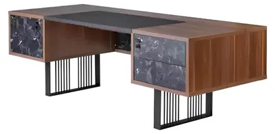 Produktbild von Massivholz Schreibtisch Arbeitszimmermöbel Büroeinrichtung Designer Möbel