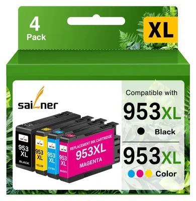 Zdjęcie produktu dla Kompatybilne wkłady atramentowe 953XL do drukarek HP (zestaw 4 sztuki)
