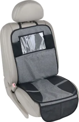 Obrázek produktu pro Polštářek na sedadlo Altabebe s přihrádkou na tablet, šedý, rozměry 27 x 45,50 x 5,50 cm