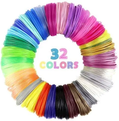 Produktbild von 3D Stift Filament PLA, 1,75 mm, 32 Farben 3D Stift Filament, 320 m je