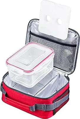 Immagine prodotto di Borsa termica Lamart Clip, plastica poliestere, rosso, taglia unica