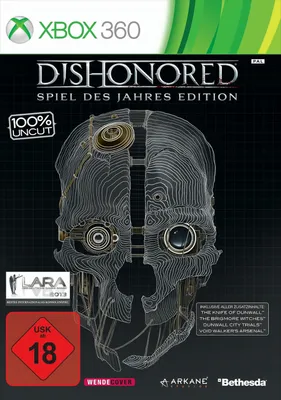 Obrázek produktu pro Bethesda Dishonored: Game of the Year Edition, Xbox 360, Xbox 360, Fyzické médium