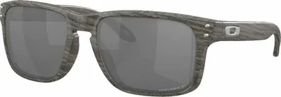 Produktbild von Oakley Holbrook 9102W955 Woodgrain/Prizm Black Polarized Lifestyle Brillen