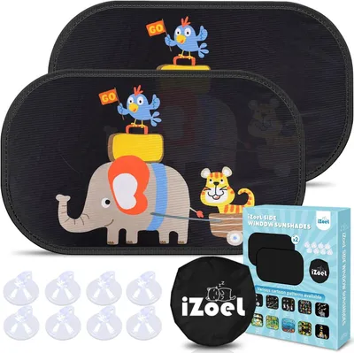 Produktbild von Kinderwagen-Sonnensegel iZoeL Kinder-Auto-Sonnenschutz für Babys