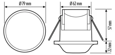 Immagine prodotto di Rilevatore di movimento Esylux BASIC EXPR MD 360° 08 IR 1C FM IP23 bianco