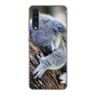 Produktbild von MuchoWow® Handyhülle Schutzhülle Hülle für Samsung Galaxy A30s Koala - Kofferraum - Kuscheltier - Jungen - Mädchen Silikon Softcase Handy Hülle - Karteninhaber