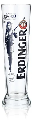 Produktbild von Erdinger Bier Glas 0,5l Weißbierglas Editionsglas "Kathrin Hitzer" Alkfrei