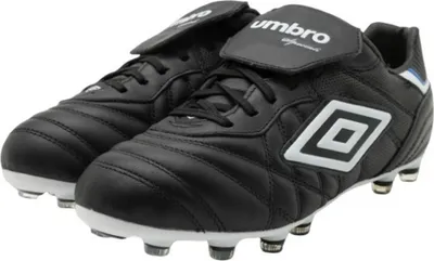 Produktbild von Umbro - Herren Fußball-Stiefel "Speciali Eternal Team HG", Leder UO2506 (42 EU) (Schwarz/Weiß/Königsblau)