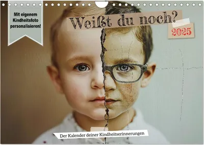 Produktbild von Weißt du noch? Der Kalender deiner Kindheitserinnerungen. (Wandkalender 2025 DIN A4 quer), CALVENDO Monatskalender