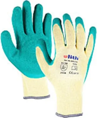 Produktbild von Robuste Gartenhandschuhe Grobstrick Größe 8 für alle Arbeiten – 1 Paar in zufälliger Farbe