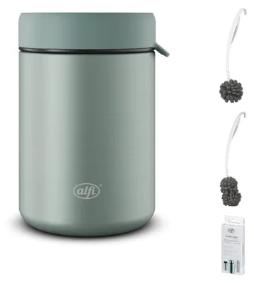 Zdjęcie produktu dla alfi ISO FOOD MUG Thermobecher – Vorteilsset mit Reinigungsbürste CLEAN FIX 30 cm