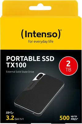 Productafbeelding van Intenso 3826471 Intenso TX100 2 TB externe SSD-Festplatte schwarz