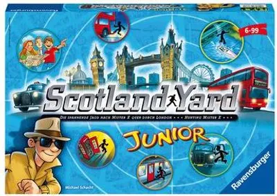 Produktbild von Ravensburger Junior Kinderspiel: Mister X in London – Detektiv-Brettspiel