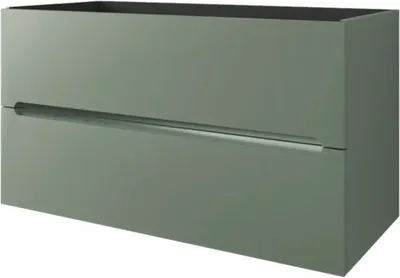 Produktbild von Waschtischunterschrank Baden Haus Kim BxHxT 100 x 55 cm x 45,6 cm Frontfarbe grün matt 55988