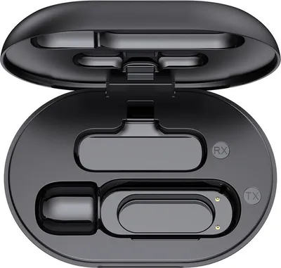 Obrázek produktu pro Bezdrátový mikrofon Lavalier kompatibilní s iPhone iPad s nabíjecím pouzdrem, Plug-Play 2,4 GHz bezdrátový mikrofon pro nahrávání, YouTube, TikTok, Facebook Live Stream, redukce šumu, automatická synchronizace