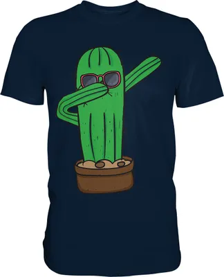 Produktbild von Dabbing Kaktus T-Shirt – Navy / S