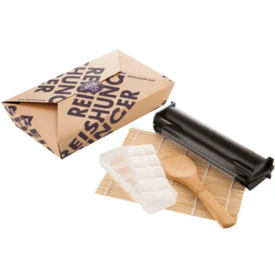 Produktbild von Reishunger Sushi Equipment Box (3-teilig) - Sushi Maker Set für Sushi selber machen