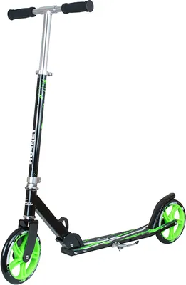 Produktbild von Hudora 14929/02 Scooter Hornet 200, grün, neuer Faltmechanismus