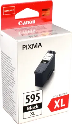 Produktbild von Canon PG-595XL, Hohe (XL-) Ausbeute, Schwarz, 1 Stück(e), 300 Seiten, Einzelpackung