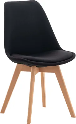 Produktbild von CLP Esszimmerstuhl Linares Mit Buchenholzgestell schwarz Material Stoff