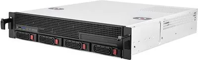 Image de SilverStone RM21-304 - Rack - Serveur - Blanc - micro ATX - Mini-ITX - Métal - 2U