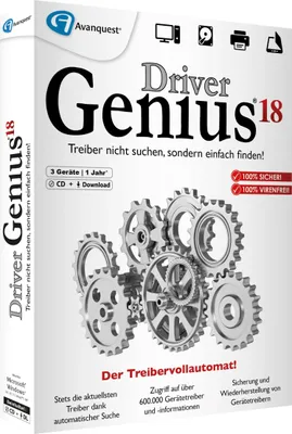 Produktbild von Driver Genius 18/CD-ROM