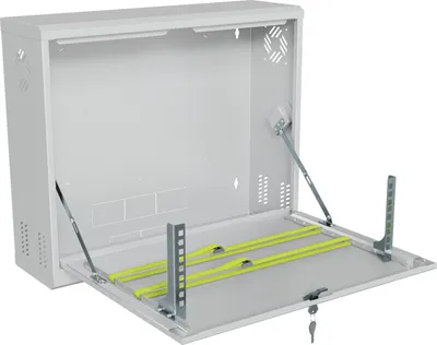 Produktbild von RACK 19" 3U 180 mm CCTV Recorder Schrank Stalflex Vertikal Grau