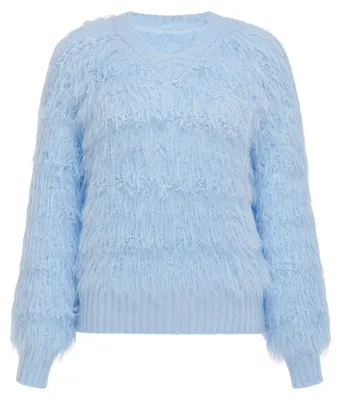 Image de Gilet en tricot pour femme Auzy - bleu, taille XS