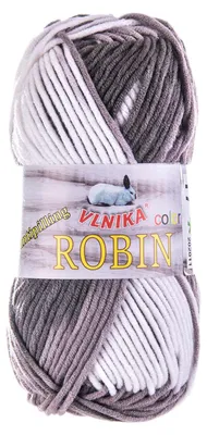 100g Farbverlaufsgarn Robin Color Antipilling Winterwolle Häkelgarn mehrfarbig