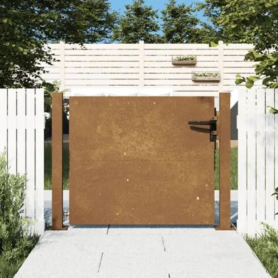 Produktbild von The Living Store Gartentor 105x80 cm Cortenstahl