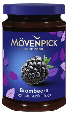 Obrázek produktu pro Mövenpick, gourmet snídaně, marmeláda z ostružin, sklenice 250g