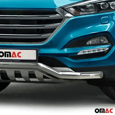 Zdjęcie produktu dla Poprzeczka ze stali nierdzewnej do Hyundai Tucson 2015-2020 ABE srebrna