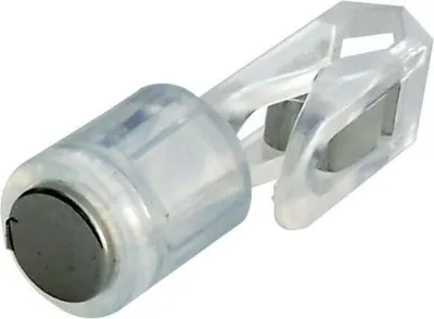 Produktbild von Magnet Power Zylinder + Klammer 14x44mm VE=30 Stück kristall