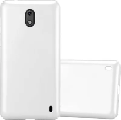 Produktbild von Cadorabo Hülle für Nokia 2 2017 Schutzhülle in Silber Hard Case Handy Hülle Etui