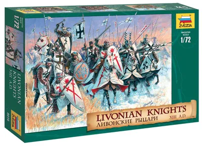 Obrázek produktu pro Wargames (AoB) figurky 8016 - Livonian Knights XIII-XIV A. D. (1:72)