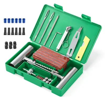 Produktbild von 71-teiliges Reparaturset für Rohre, mit Manometer und Handschuhen