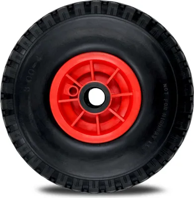 Image de TAMS® Roue de diable en caoutchouc plein 3.00-4 Ø 260 mm 25x75