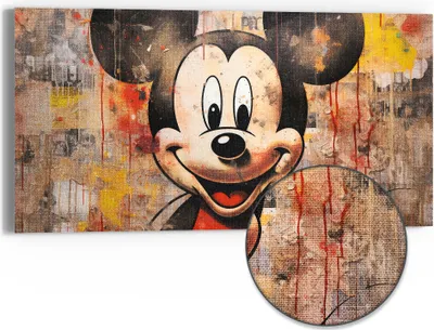 Produktbild von DEQORI Hybrid Leinwand Bild 60x30 cm 'Urbane Nostalgie' Wandbild Glas flach modern