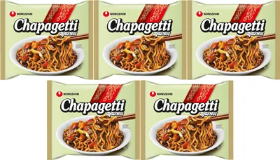 Produktbild von 5er-Pack NONGSHIM Instantnudeln Chapagetti 140g