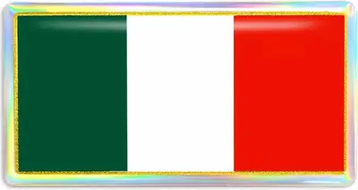 Immagine prodotto di Adesivo 3D bandiera Italia HQ, 40x88 mm