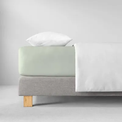 Productafbeelding van Jersey stretch hoeslaken voor matrassen, afmetingen 180 x 200 cm, kleur groen