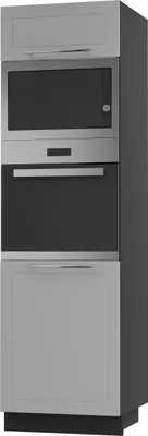 Produktbild von Backofenschrank Kvantum Q-D14/RU/60/207 mit Klappe 60cm Korpus- & Frontfarbe wählbar,dust grey matt,schwarz