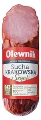 Zdjęcie produktu dla Sucha krakowska z szynki 320 g Olewnik