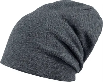 Image de Barts, bonnet pour homme, modèle Eclipse, couleur unie, bonnet d'hiver, taille unique - Disponible en plusieurs couleurs / Couleur : Dark Heather