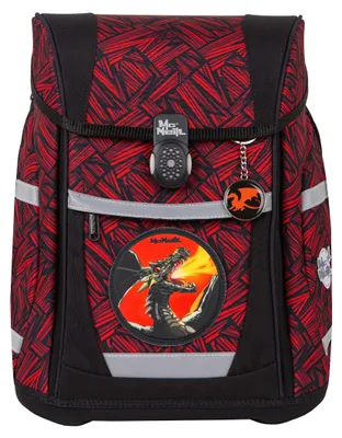 Produktbild von McNeill Schulranzen Tenero Schoolbag Set 5-teilig Zack schwarz