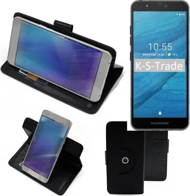 Produktbild von K-S-Trade® Case Schutzhülle Handyhülle kompatibel mit Fairphone Fairphone 3 Flipcase Smartphone Cover Handy Schutz Tasche Klapphülle Walletcase