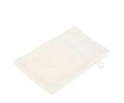 Produktbild von sleepling - liebling Waschhandschuh, 100% hochwertige Baumwolle, mit Schlaufe, 17 x 24 cm, waschbar & trocknergeeignet, weich, natur
