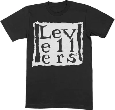 Imagen del producto de Camiseta clásica de Levellers, manga corta, color negro, talla XL